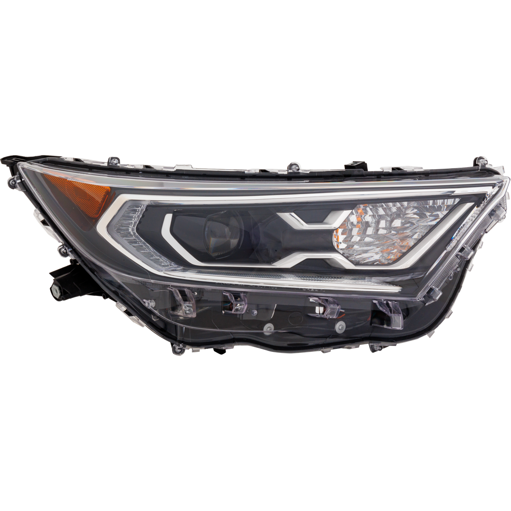RAV4 HYBRID 19-21 HEAD LAMP RH, Assembly, LED, w/o Adaptive Headlight, Limited/XLE/XLE Premium/XSE Models, North America Built Vehicle - CAPA