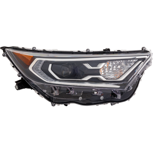 RAV4 HYBRID 19-21 HEAD LAMP RH, Assembly, LED, w/o Adaptive Headlight, Limited/XLE/XLE Premium/XSE Models, North America Built Vehicle - CAPA