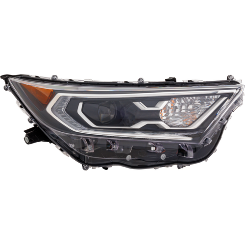 RAV4 HYBRID 19-21 HEAD LAMP RH, Assembly, LED, w/o Adaptive Headlight, Limited/XLE/XLE Premium/XSE Models, North America Built Vehicle