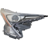 PRIUS 16-18 HEAD LAMP RH, Lens and Housing, LED, w/o Fog Light Holes, w/o Daytime Running Light