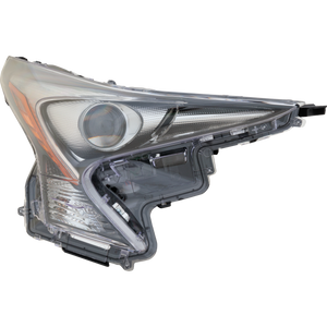 PRIUS 16-18 HEAD LAMP RH, Lens and Housing, LED, w/o Fog Light Holes, w/o Daytime Running Light