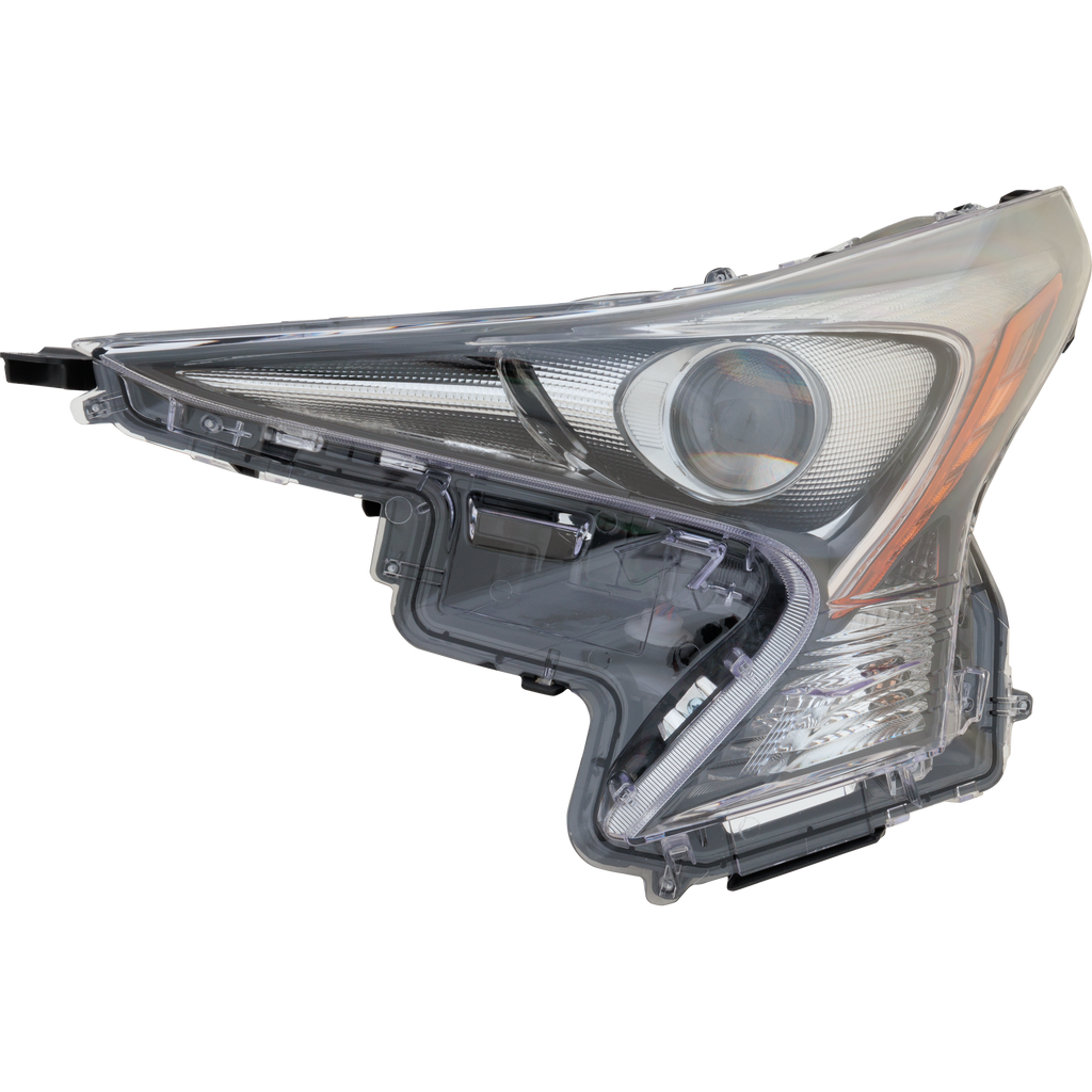 PRIUS 16-18 HEAD LAMP LH, Lens and Housing, LED, w/o Fog Light Holes, w/o Daytime Running Light