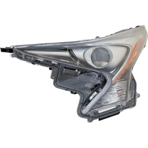 PRIUS 16-18 HEAD LAMP LH, Lens and Housing, LED, w/o Fog Light Holes, w/o Daytime Running Light