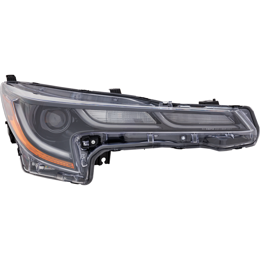 COROLLA 20-22 HEAD LAMP RH, Assembly, LED, SE/XSE, w/ Apex Edition, Sedan, North America Built Vehicle