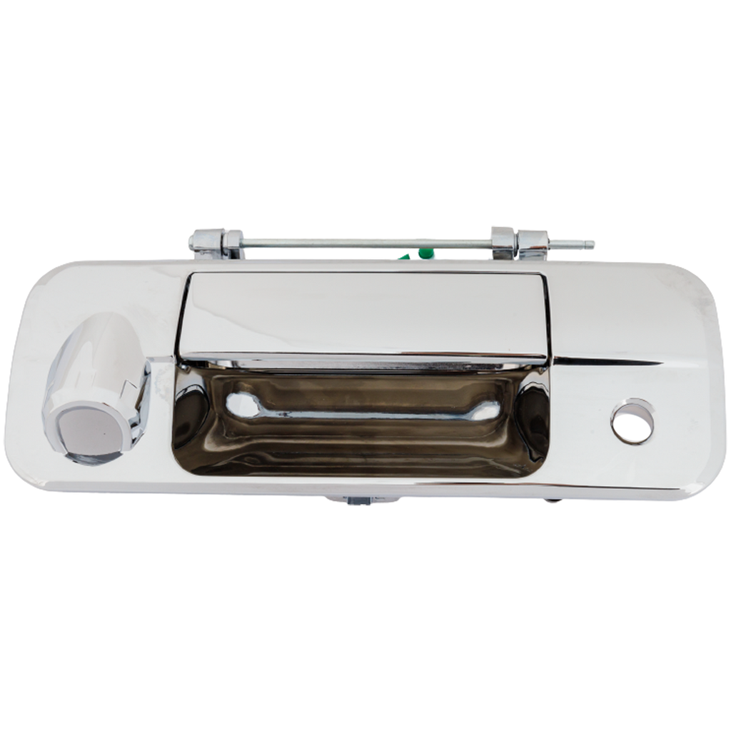 TUNDRA 07-13 TAILGATE HANDLE, Outside, Metal, Chrome, w/ Camera Hole