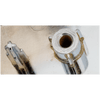 TUNDRA 07-13 TAILGATE HANDLE, Outside, Metal, Chrome, w/ Camera Hole
