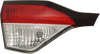 Tail Lamp Left Driver Side For 2020-2022 Toyota Corolla Inner Lens and Housing Replacement RT73010064