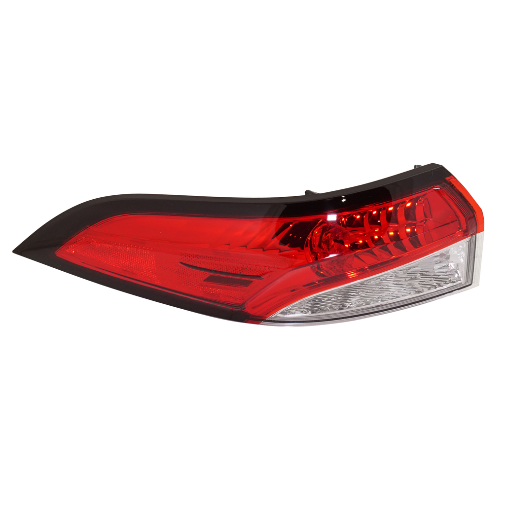 COROLLA 20-22 TAIL LAMP LH, Outer, Halogen, Lens and Housing, L/LE/SE Models, Sedan, Japan Built Vehicle - CAPA