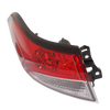 COROLLA 20-22 TAIL LAMP LH, Outer, Halogen, Lens and Housing, L/LE/SE Models, Sedan, Japan Built Vehicle - CAPA