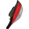 COROLLA 20-22 TAIL LAMP RH, Inner, Lens and Housing, Halogen, XLE/XSE Models, Sedan