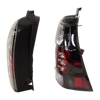 4RUNNER 06-09 TAIL LAMP RH AND LH, Lens and Housing, LED, Clear Lens, Black Interior