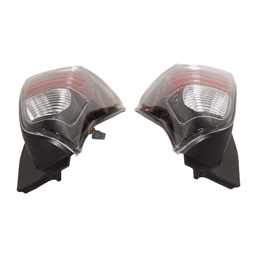 4RUNNER 06-09 TAIL LAMP RH AND LH, Lens and Housing, LED, Clear Lens, Black Interior