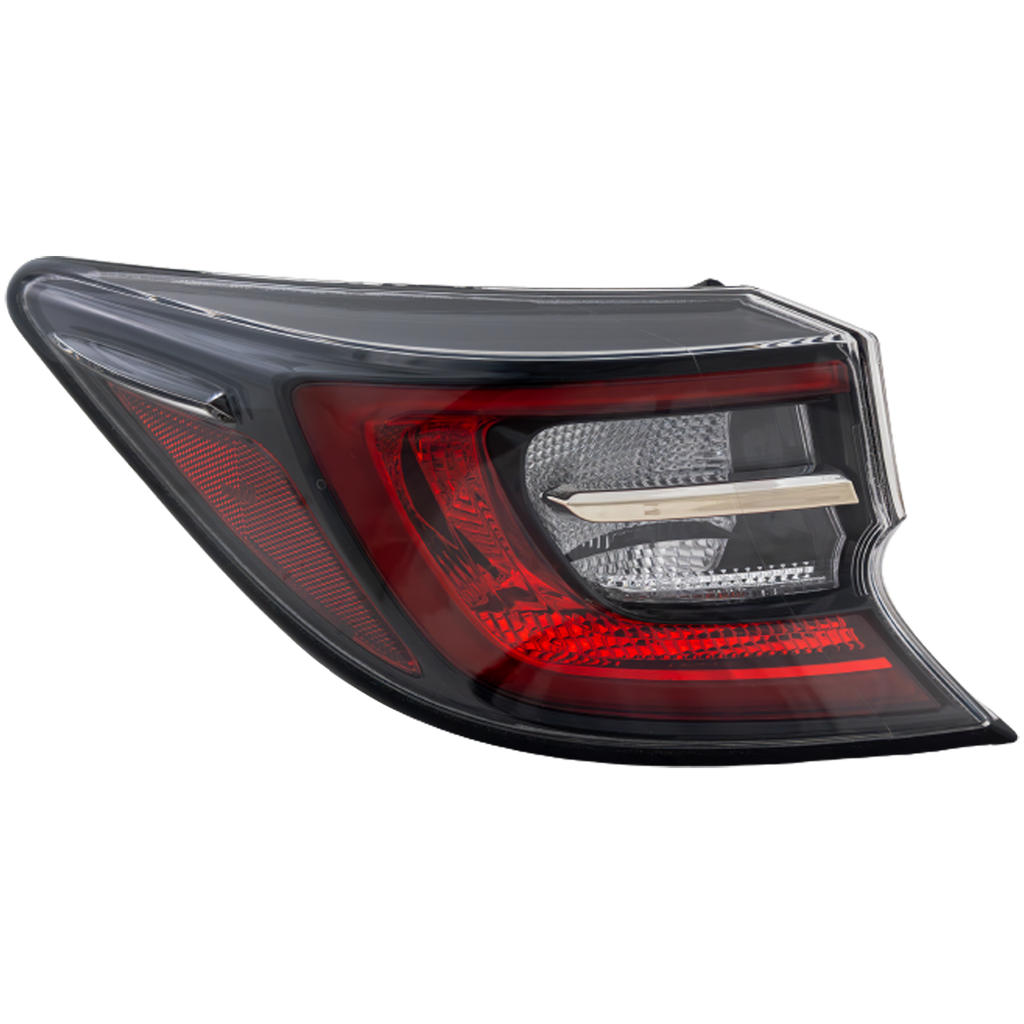 Tail Lamp Left Driver Side For 2019-2021 Toyota Corolla Outer Lens and Housing CAPA Replacement RT73010216UQ