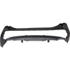 RAV4 19-23 REAR BUMPER COVER, Textured, Adventure/Trail/TRD Off-Road Models, w/o Parking Aid Sensor Holes, Japan/North America Built Vehicle