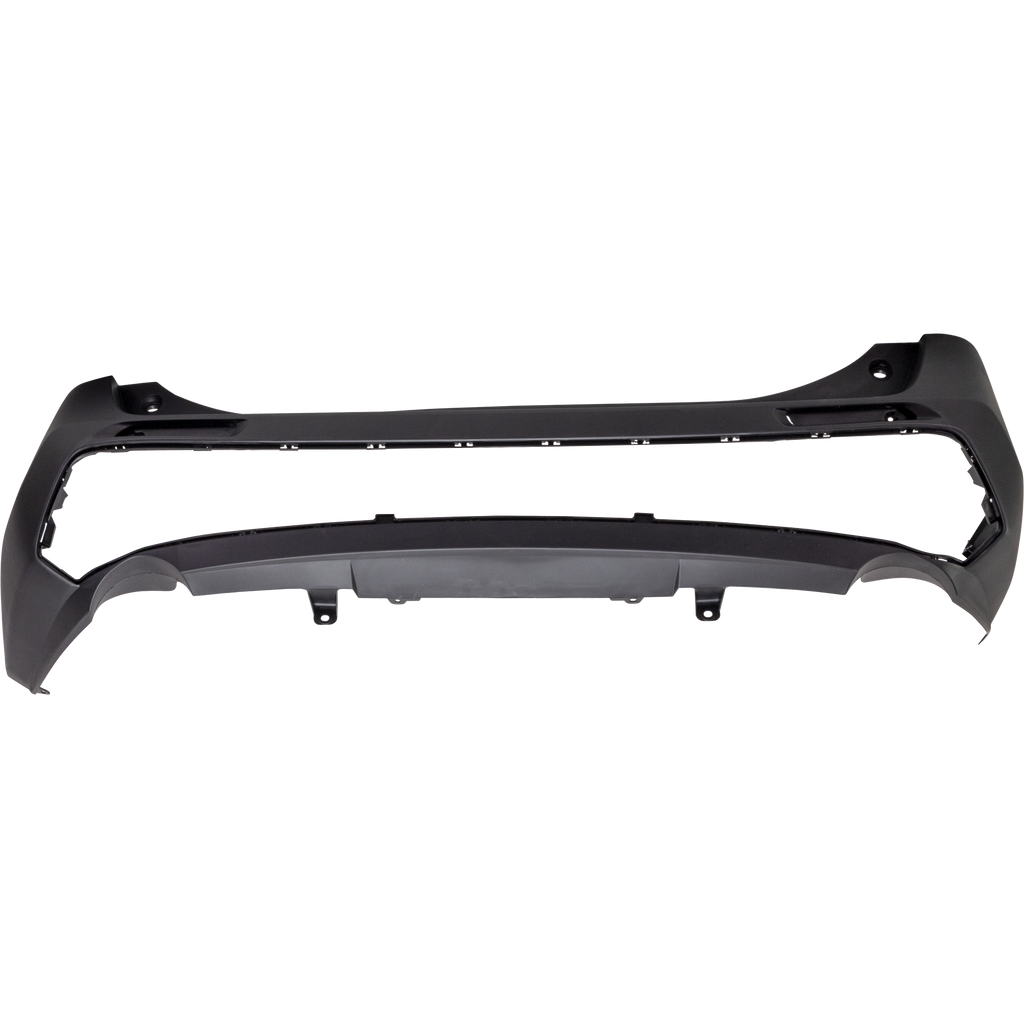 RAV4 19-23 REAR BUMPER COVER, Textured, Adventure/Trail/TRD Off-Road Models, w/o Parking Aid Sensor Holes, Japan/North America Built Vehicle