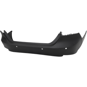 CAMRY 21-22 REAR BUMPER COVER, Primed, w/ Parking Aid Sensor Holes, L/LE/XLE/Hybrid LE/Hybrid XLE Models