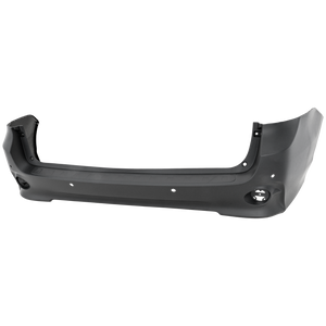 SIENNA 19-20 REAR BUMPER COVER, Primed, SE Model, w/ Park Distance Control Sensor Holes