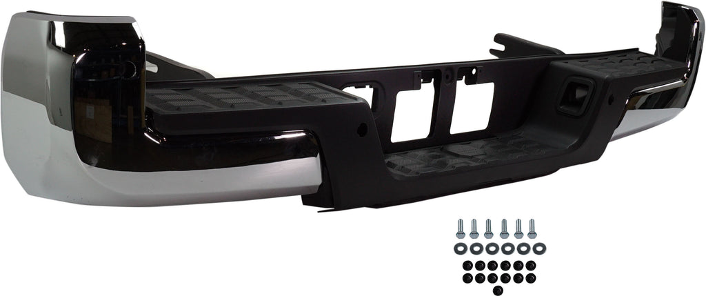 TACOMA 16-23 STEP BUMPER, FACE BAR AND PAD, w/ Pad Provision, w/o Mounting Bracket, Chrome, w/ IPAS Holes, w/o Towing Hitch