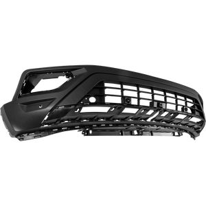 ATLAS 18-20 FRONT BUMPER COVER, Lower, Textured, w/o R-Line Package, w/ Block Heater Holes, Parking Aid Sensor Holes, and Camera Hole