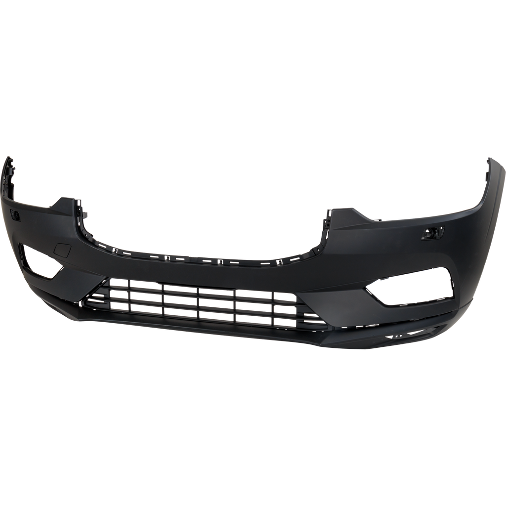 XC60 18-20 FRONT BUMPER COVER, Primed, w/o Parking Aid Sensor Holes, w/ Headlight Washer Holes, T5/T6 Inscription, T5/T6 Momentum Models