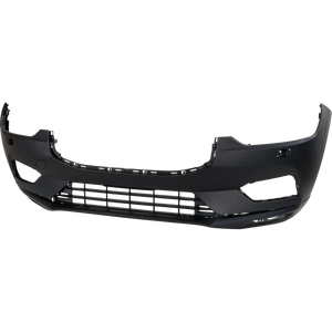 XC60 18-20 FRONT BUMPER COVER, Primed, w/o Parking Aid Sensor Holes, w/ Headlight Washer Holes, T5/T6 Inscription, T5/T6 Momentum Models