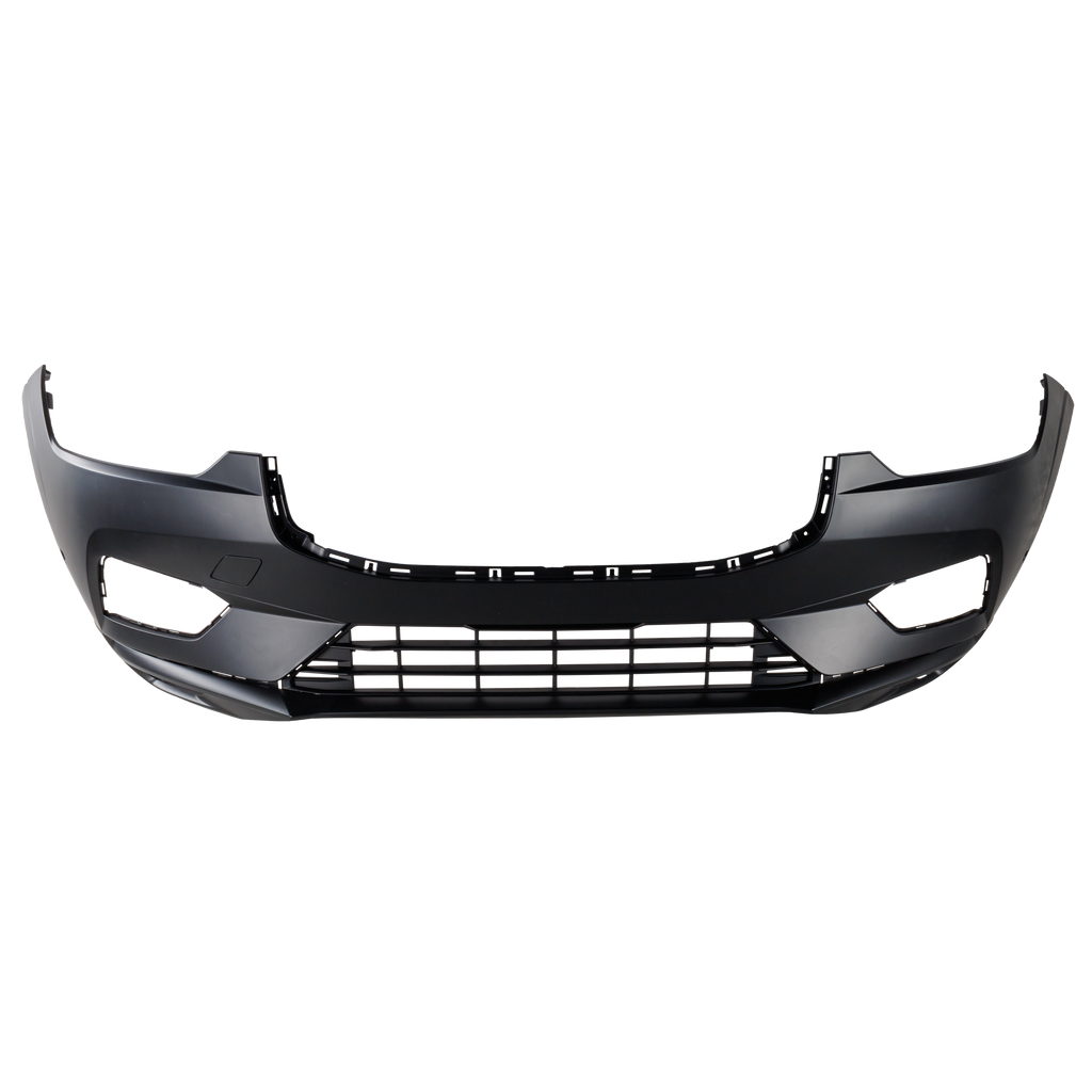 XC60 18-20 FRONT BUMPER COVER, Primed, w/ Parking Aid Sensor Holes, w/o Headlight Washer Holes, T5/T6 Inscription, T5/T6 Momentum Models