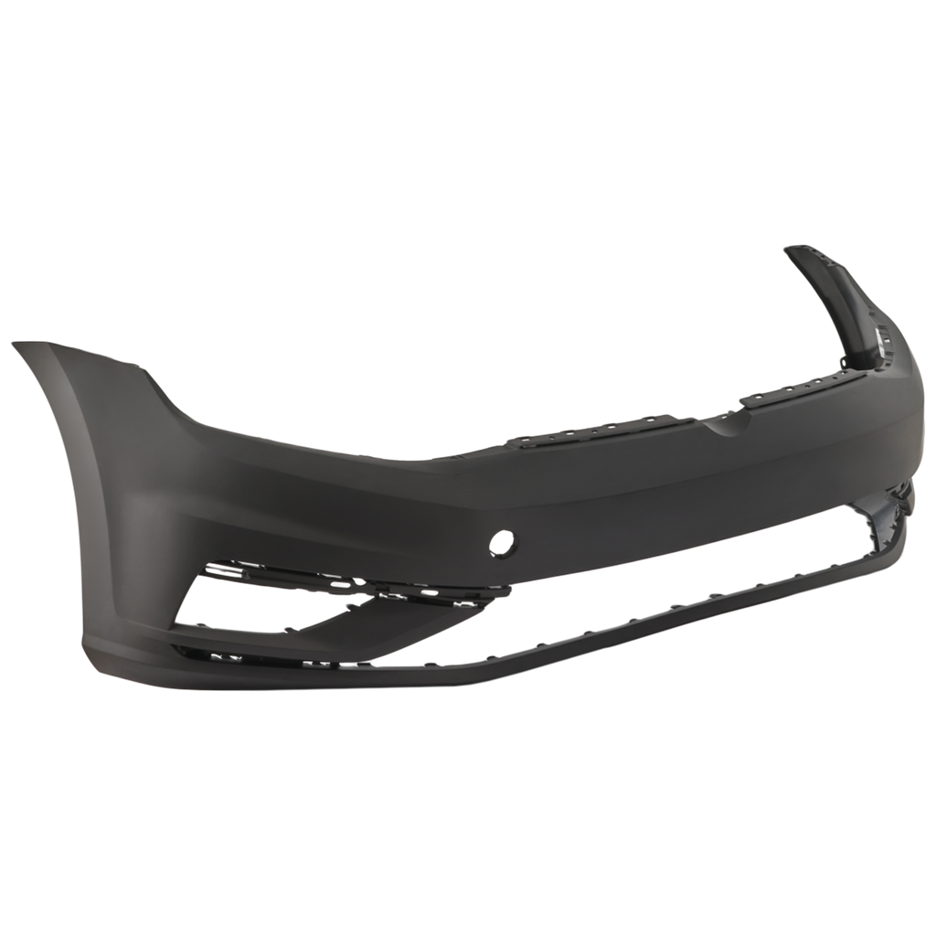 GOLF 18-21 FRONT BUMPER COVER, Primed, w/o Parallel Park Assist Sensor Holes