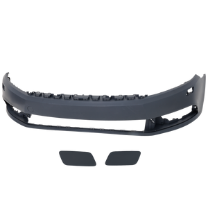 CC 13-17 FRONT BUMPER COVER, Primed, w/o Park Assist Sensor Holes, (Exclude R-Line/R-Line Executive Models)