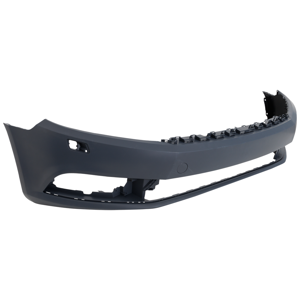 CC 13-17 FRONT BUMPER COVER, Primed, w/o Park Assist Sensor Holes, (Exclude R-Line/R-Line Executive Models)