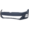 GOLF/GTI 18-21 FRONT BUMPER COVER, Primed, w/o Park Assist Sensor Holes and Headlight Washer Holes