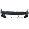 GOLF/GTI 15-17 FRONT BUMPER COVER, Primed, w/o Park Distance Control Sensor Holes and Headlight Washer Holes