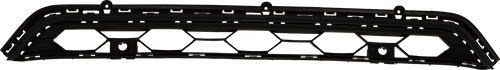 TIGUAN 18-21 FRONT BUMPER GRILLE, Center, Standard Style, w/o Front View Camera, w/ Park Distance Control Sensor Holes