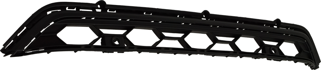 TIGUAN 18-21 FRONT BUMPER GRILLE, Center, Standard Style, w/o Front View Camera, w/ Park Distance Control Sensor Holes