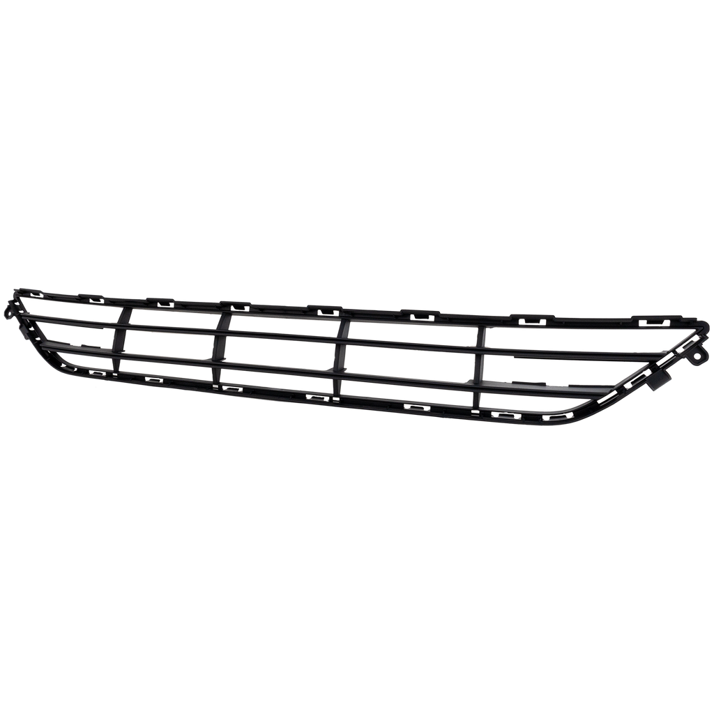 XC90 16-21 FRONT BUMPER GRILLE, Center, Textured Black, w/ Spoiler Hole