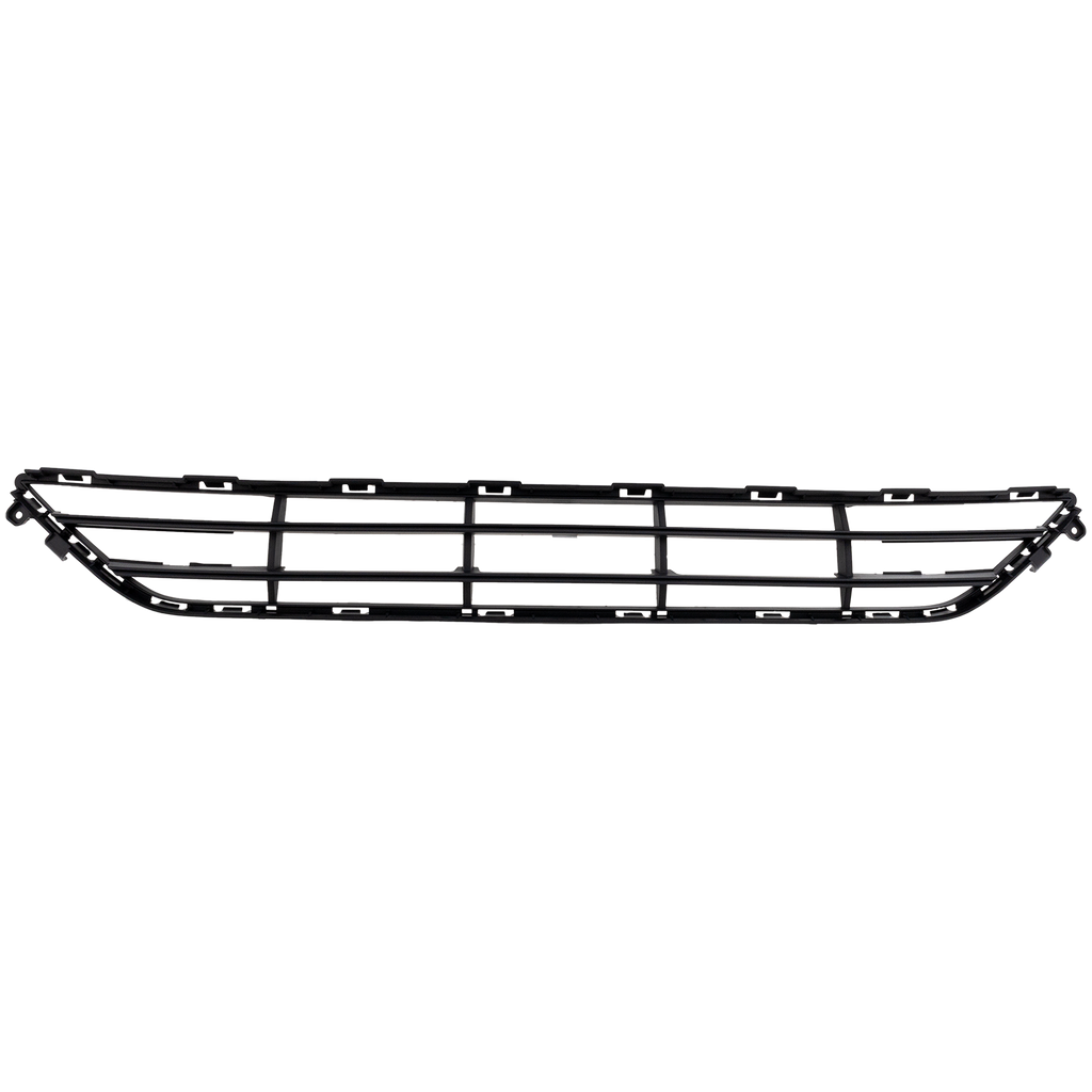 XC90 16-21 FRONT BUMPER GRILLE, Center, Textured Black, w/ Spoiler Hole