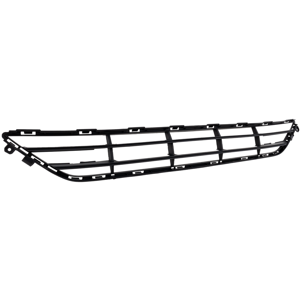 XC90 16-21 FRONT BUMPER GRILLE, Center, Textured Black, w/ Spoiler Hole