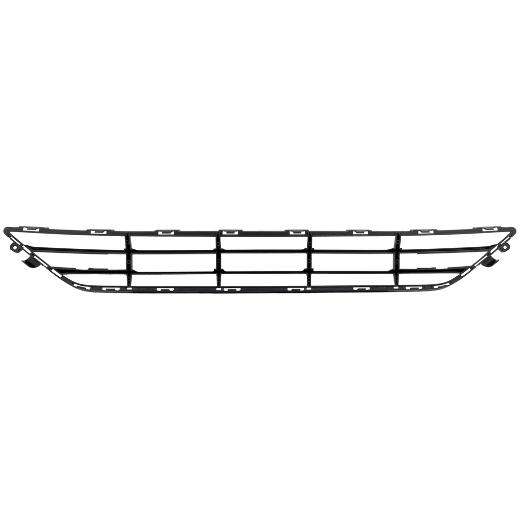 XC90 16-21 FRONT BUMPER GRILLE, Center, Textured Black, w/ Spoiler Hole