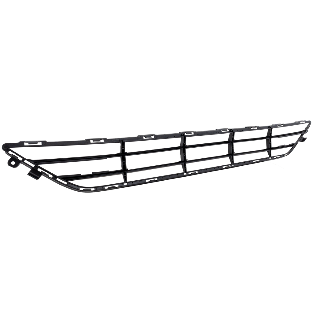 XC90 16-21 FRONT BUMPER GRILLE, Center, Textured Black, w/ Spoiler Hole