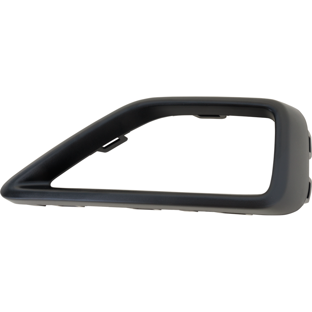 TAOS 22-23 FRONT BUMPER MOLDING LH, Exhaust Bezel, Textured Black