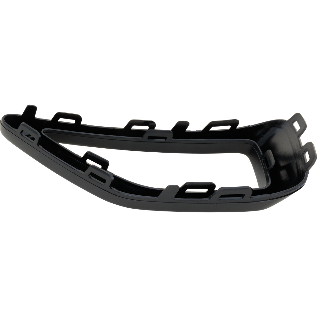 TAOS 22-23 FRONT BUMPER MOLDING LH, Exhaust Bezel, Textured Black