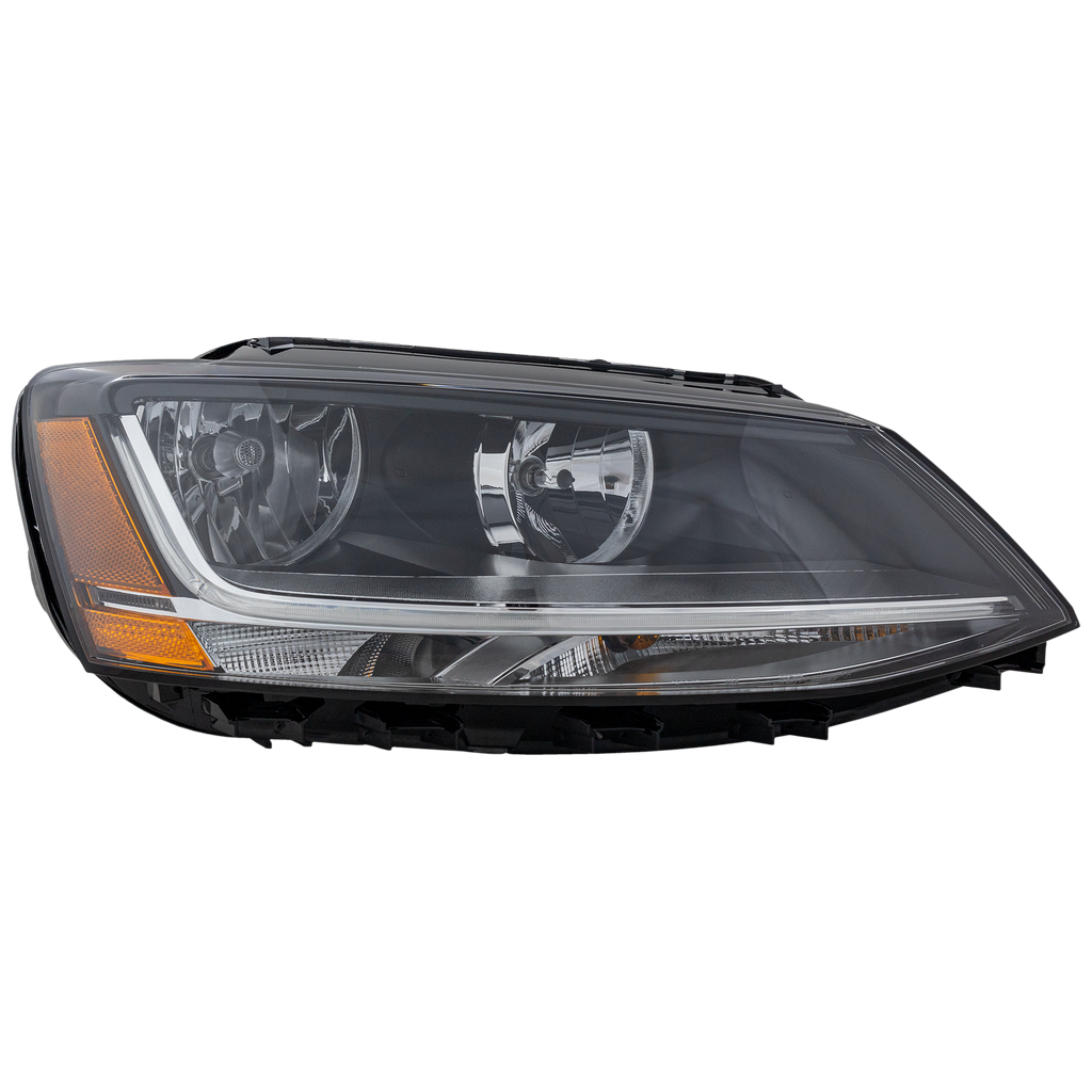 Head Lamp Right Passenger Side For 2017-2018 Volkswagen Jetta Halogen Replacement VW2503168C