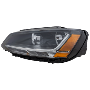 JETTA 17-18 HEAD LAMP LH, Halogen, w/ LED Daytime Running Light - CAPA