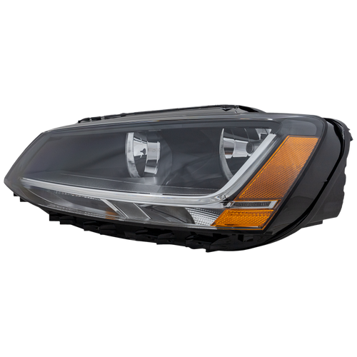 JETTA 17-18 HEAD LAMP LH, Halogen, w/ LED Daytime Running Light - CAPA