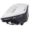 VOLVO HD VNL 04-15 HEAD LAMP RH AND LH, Lens and Housing, LED, Chrome Interior, Diamond Design, w/ Side Marker Lights and LED Strip, 12V