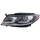 CC-13-17 HEAD LAMP LH, Lens and Housing, HID, w/o HID Kit, w/ LED DRL