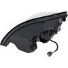 VOLVO HD VNL 04-15 HEAD LAMP RH, Lens and Housing, LED, Black Interior, Performance, w/ LED Strip, 12V
