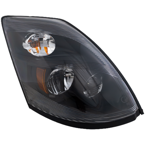 VOLVO HD VN SERIES 15-17 HEAD LAMP RH, Assembly, LED, Black Interior, Standard Type