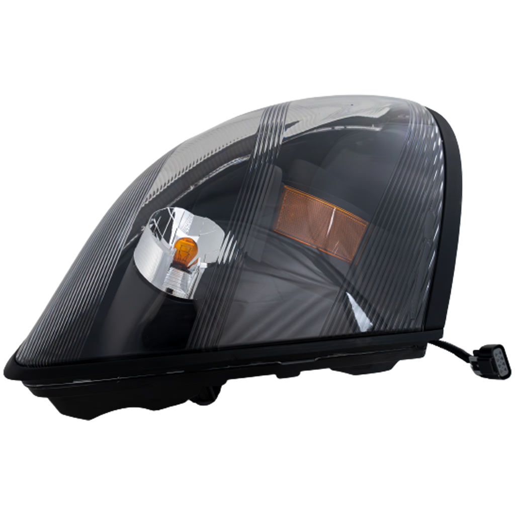 VOLVO HD VN SERIES 15-17 HEAD LAMP RH, Assembly, LED, Black Interior, Standard Type