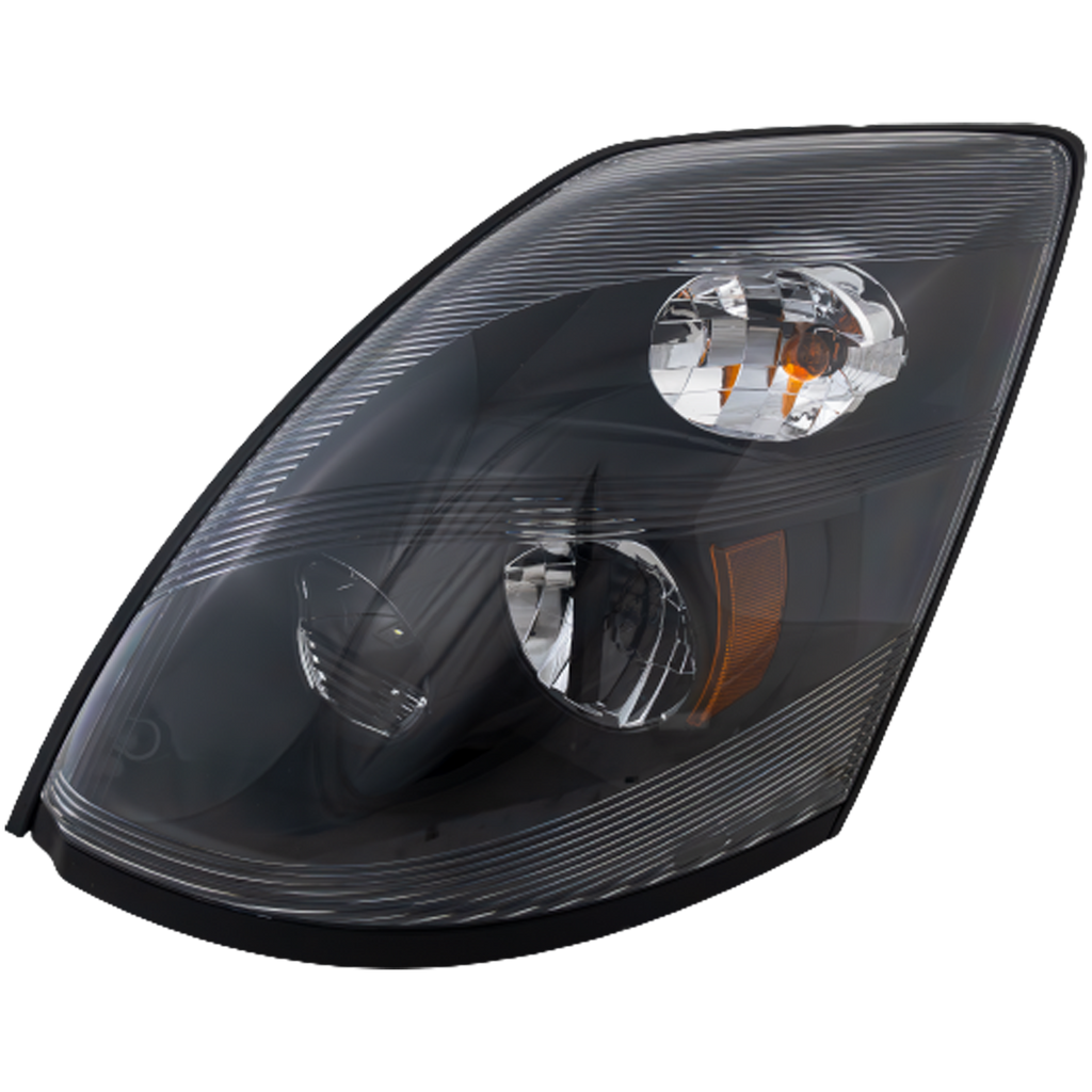 VOLVO HD VN SERIES 15-17 HEAD LAMP LH, Assembly, LED, Black Interior, Standard Type