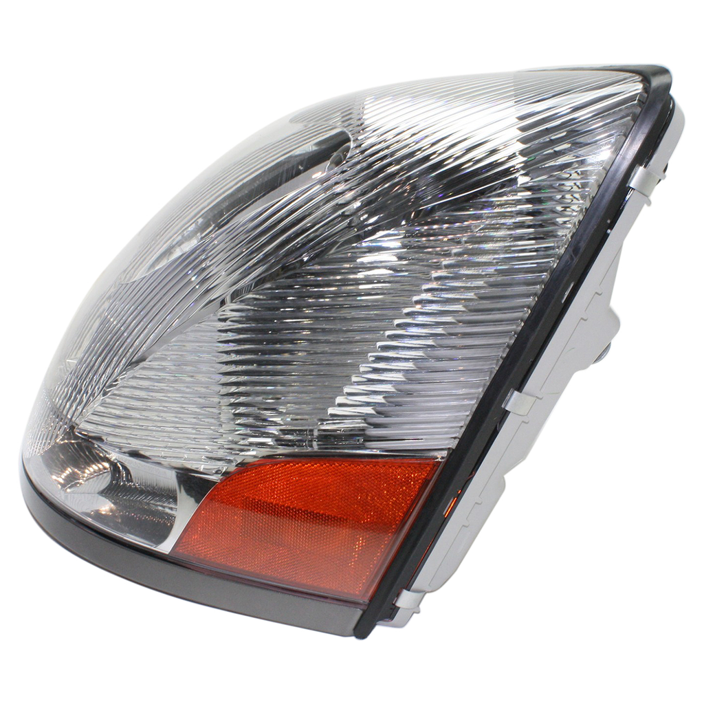 VOLVO HD VT SERIES 06-10 HEAD LAMP LH, Assembly, Halogen, Chrome, w/ Non-Protruding Lens